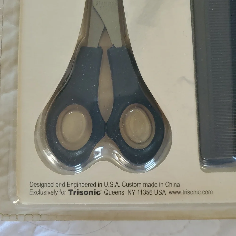 NOS Trisonic Hair and Beard Trimmer Kit